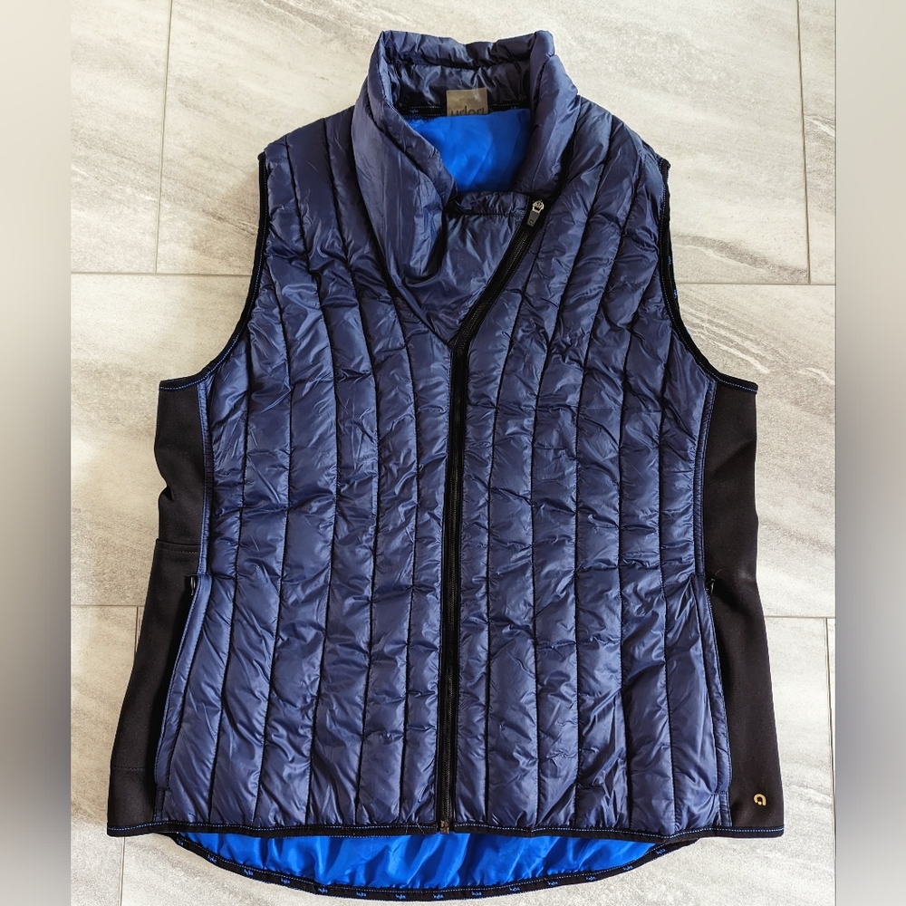 HYBA asymmetrical zip vest